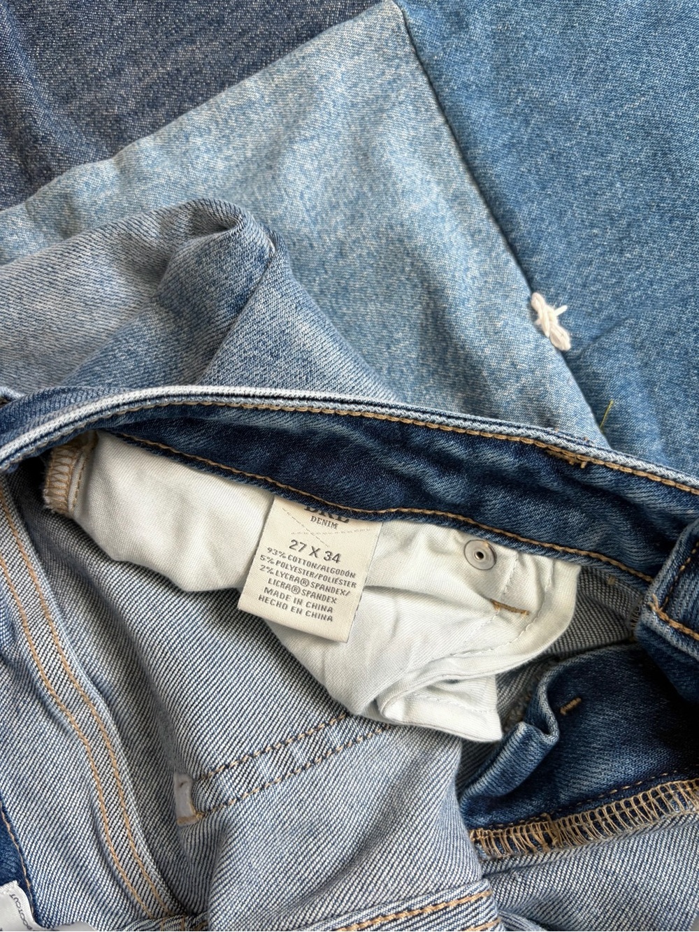 BKE Low Rise Bootcut Stella Jeans Faded Denim Slim Fit Tailored Bootcut 29x33 - Picture 4 of 10